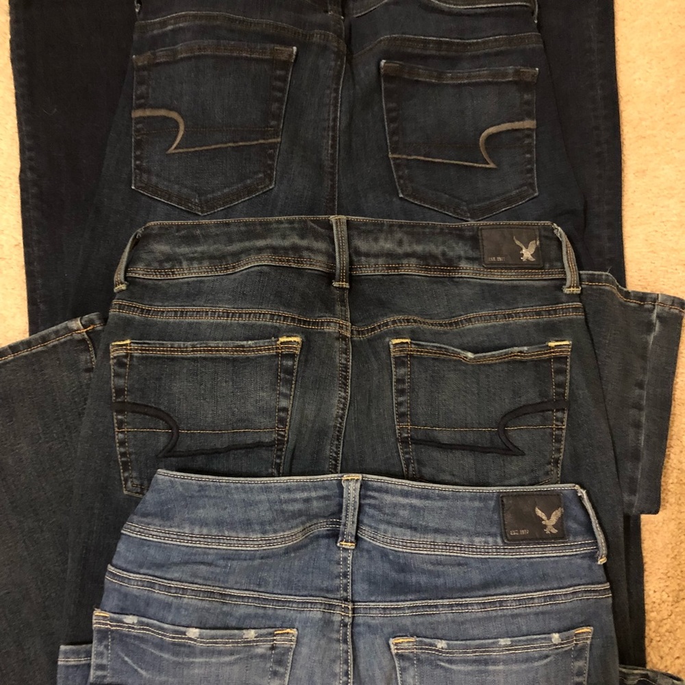AMERICAN EAGLE kick boot lot of 3 FOR 20.00!!!